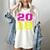 2018 Big Neon Numbers For The New Year Or Graduation Women's Comfort Colors T-Shirt Ivory