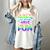 80's Girls Just Wanna Have Fun Nostalgia 1980s Style Premium Tri-Blend Women's Comfort Colors T-Shirt Ivory