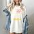 Air Traffic Control Major Student Shirt Graduation Women's Comfort Colors T-Shirt Ivory
