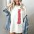 America Flag Read Book Reading Librarian Men Women Kids Women's Comfort Colors T-Shirt Ivory
