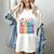 Book Flower Radicalized By Basic Decency Feminist Leftist Women's Comfort Colors T-Shirt Ivory