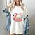 Book Girl Summer Skeleton Reading Books Lovers Beach Women's Comfort Colors T-Shirt Ivory