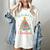 All Booked For Christmas Tree Book Bookish Christmas Women's Comfort Colors T-Shirt Ivory
