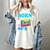 Born In The 80's But 90's Made Me Nostalgia Cassette Tape Premium Tri-Blend Women's Comfort Colors T-Shirt Ivory