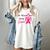 Breast Cancer Walk In Memory Of My Sister Women's Comfort Colors T-Shirt Ivory