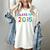 Class Of 2015 School Reunion College Highschool Graduation Women's Comfort Colors T-Shirt Ivory