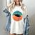 Class Of 2021 Done Senior Graduation Retro Sunset Women's Comfort Colors T-Shirt Ivory