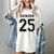 Class Of 2025 High School Senior 25 On Back Graduation Women's Comfort Colors T-Shirt Ivory