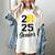 Class Of 2025 Softball Senior Graduation Graduate Women Women's Comfort Colors T-Shirt Ivory