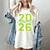 Class Of 2026 Graduation Varsity Lime Green Letters Women's Comfort Colors T-Shirt Ivory