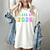 Class Of 2026 High School Graduation Date Graduate T Shirt Women's Comfort Colors T-Shirt Ivory