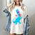 Cool Dinosaur Books Art For Men Women Libarian Book Lover Women's Comfort Colors T-Shirt Ivory
