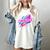 Cowabunga Retro 80s 90s Nostalgia Slang Neon Grunge Art Women's Comfort Colors T-Shirt Ivory