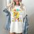 Cute 100 Days In The Books Groovy Boy Girl Teacher Women's Comfort Colors T-Shirt Ivory