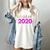 Cute Graduation Shirt Class Of 2020 Shirt Women's Comfort Colors T-Shirt Ivory