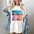 Cute Penguin Reading Book School Librarian Teacher Student Women's Comfort Colors T-Shirt Ivory