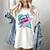Dabbing Cassette Tape 70s 80s 80s Outfit Nostalgia Women's Comfort Colors T-Shirt Ivory