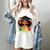 Future HBCU Grad Afro Girl College Graduation Kids Women's Comfort Colors T-Shirt Ivory