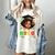 Future HBCU Grad Girl Kids Graduation HBCU College Women's Comfort Colors T-Shirt Ivory