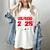 Girlfriend Of a 2025 Graduate Prom Graduation 25 VolleyBall Women's Comfort Colors T-Shirt Ivory