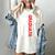 Graduation High School College Flag Graduate T Shirt 2018 Women's Comfort Colors T-Shirt Ivory