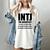 INTJ Architect Personality Introvert Sarcastic Women's Comfort Colors T-Shirt Ivory INTJ Architect Personality Introvert Sarcastic Women's Comfort Colors T-Shirt Ivory