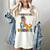 Kids Preschool Graduate Dinosaur Trex Preschool Graduation Women's Comfort Colors T-Shirt Ivory