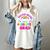 Kindergarten Graduation Shirt Mom For Girl Graduate Tee Women's Comfort Colors T-Shirt Ivory