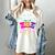 Last Day Of School Adios Kindergarten Graduation Kids Girls Women's Comfort Colors T-Shirt Ivory