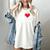 I Love Literature Heart Books Writing Reading Read Write Women's Comfort Colors T-Shirt Ivory