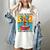 Love Reading And Giraffes Cute Giraffe Reading Book Lovers Women's Comfort Colors T-Shirt Ivory