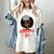 Master Degree Graduation Gifts Black Girl Women's Comfort Colors T-Shirt Ivory