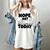 Nope Not Today Antisocial Introvert Cat Lover Men Women Kids Women's Comfort Colors T-Shirt Ivory