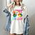 Peace Out 5th Grade Tie Dye Graduation Last Day Of School Women's Comfort Colors T-Shirt Ivory