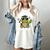 Peace Sign Hand Turtle Class Of 2026 Graduation Women's Comfort Colors T-Shirt Ivory