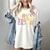 Peace Out Third 3rd Grade Graduation Graduate Class Of 2025 Women's Comfort Colors T-Shirt Ivory