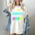 Proud Aunty Of Kindergarten Graduate 2024 Graduation Aunty Women's Comfort Colors T-Shirt Ivory
