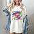 Readsolotl Cute Axolotl Book Lover Reading Women Girls Women's Comfort Colors T-Shirt Ivory