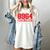 Red 8964 Never Forget Memory Self-Defense Protection Women's Comfort Colors T-Shirt Ivory