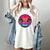 Retro 80s Synthwave Sunset & Palm Trees Retro Nostalgia 80s Women's Comfort Colors T-Shirt Ivory