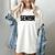 SEN19R Senior 2019 High School Graduation Party T-Shirt Women's Comfort Colors T-Shirt Ivory