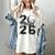 Senior 2026 Golf Player Heart Graduation Girls Teens Women's Comfort Colors T-Shirt Ivory