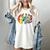 Senior Class Of 2019 Boho Tie Dye Graduation Women's Comfort Colors T-Shirt Ivory