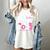 Senior Mom Of A Class Of 2022 Heart School Graduation Women's Comfort Colors T-Shirt Ivory