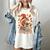 Squirrel Reading Book Lovers Fall Leaves Library Books Women's Comfort Colors T-Shirt Ivory