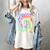 Straight Outta 5th Grade Class Of 2022 School Graduation Women's Comfort Colors T-Shirt Ivory