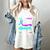 Teal & Purple In Memory Of My HusbandSuicide Prevention Women's Comfort Colors T-Shirt Ivory