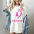 I Wear Pink In Memory Of My Mother In Law Mom Breast Cancer Women's Comfort Colors T-Shirt Ivory