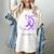 I Wear Purple In Memory Of My Brother Overdose Awareness Women's Comfort Colors T-Shirt Ivory I Wear Purple In Memory Of My Brother Overdose Awareness Women's Comfort Colors T-Shirt Ivory