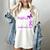 I Wear Purple In Memory Of My Daughter-In-Law Overdose Women's Comfort Colors T-Shirt Ivory I Wear Purple In Memory Of My Daughter-In-Law Overdose Women's Comfort Colors T-Shirt Ivory